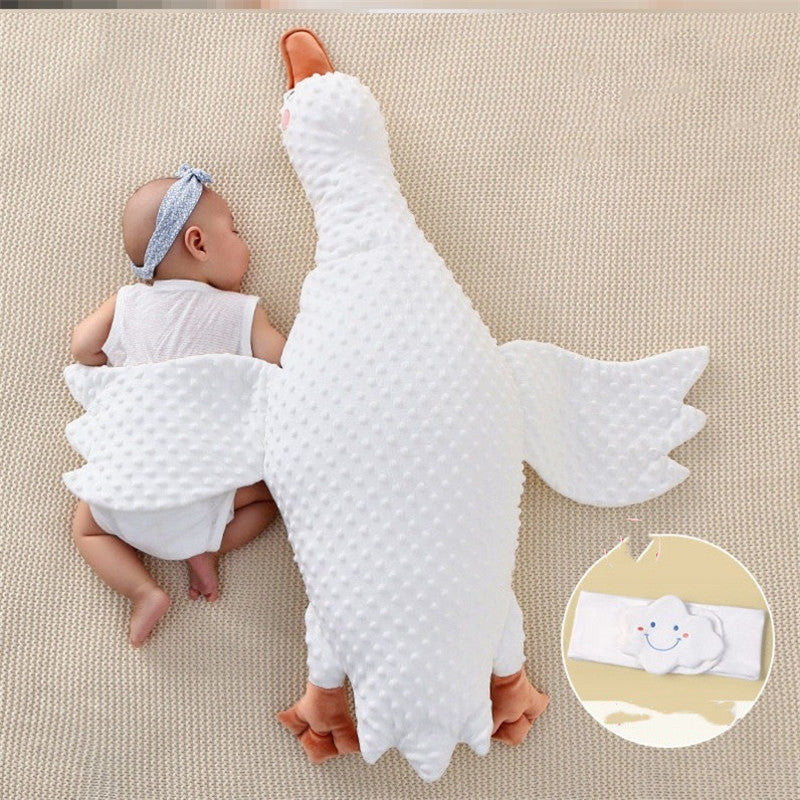 Giant Duck Napping Baby 