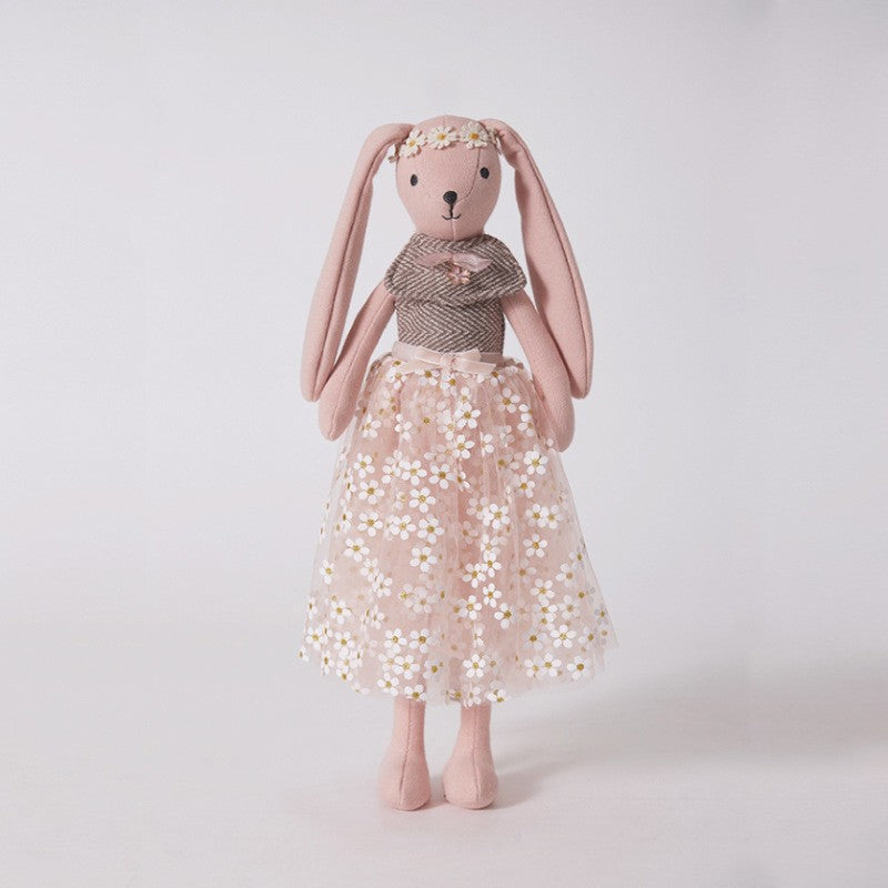 Muñeca conejita con vestido de princesa